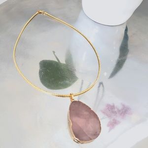 Natural stone necklace